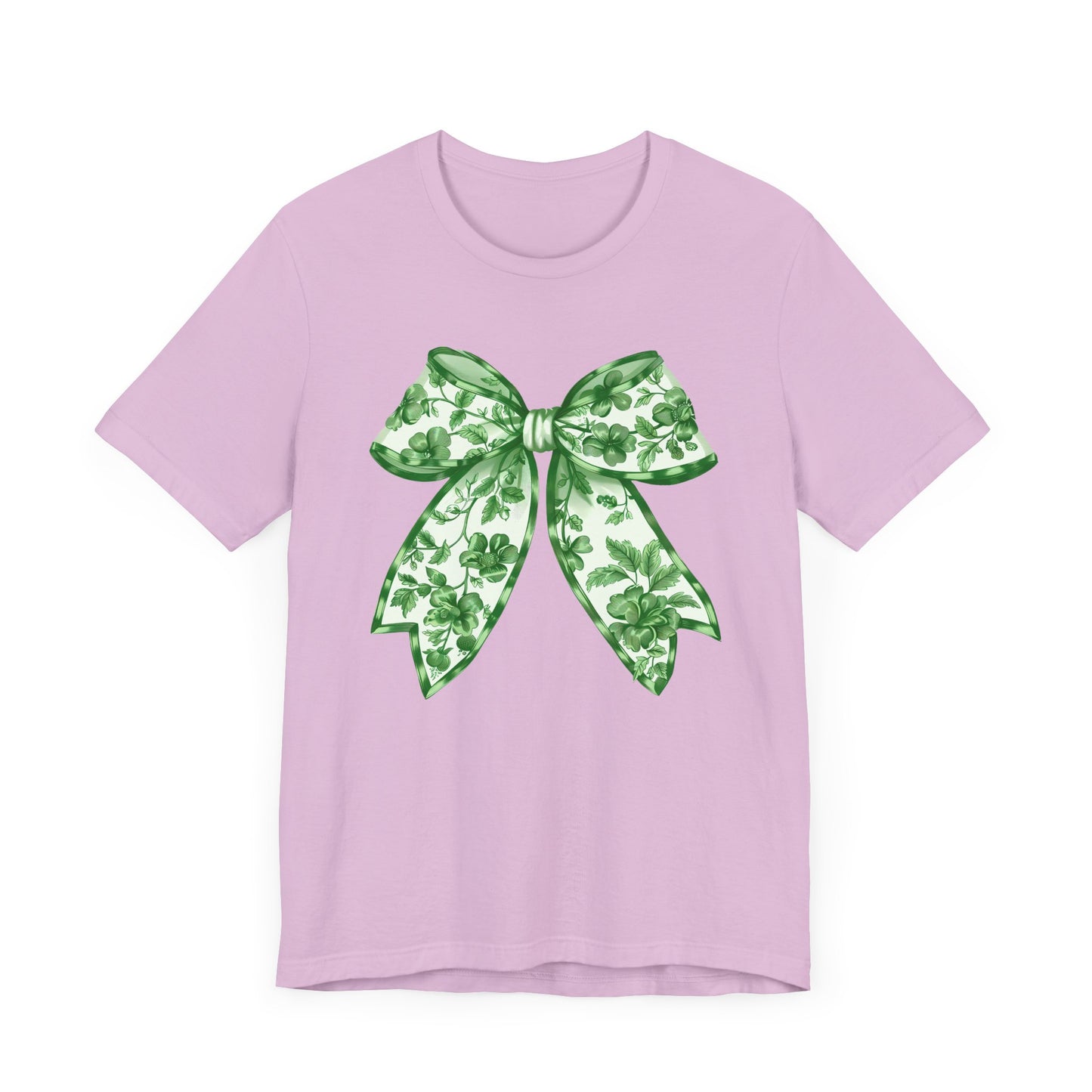 Green Chinoiserie Bow Adult Tee