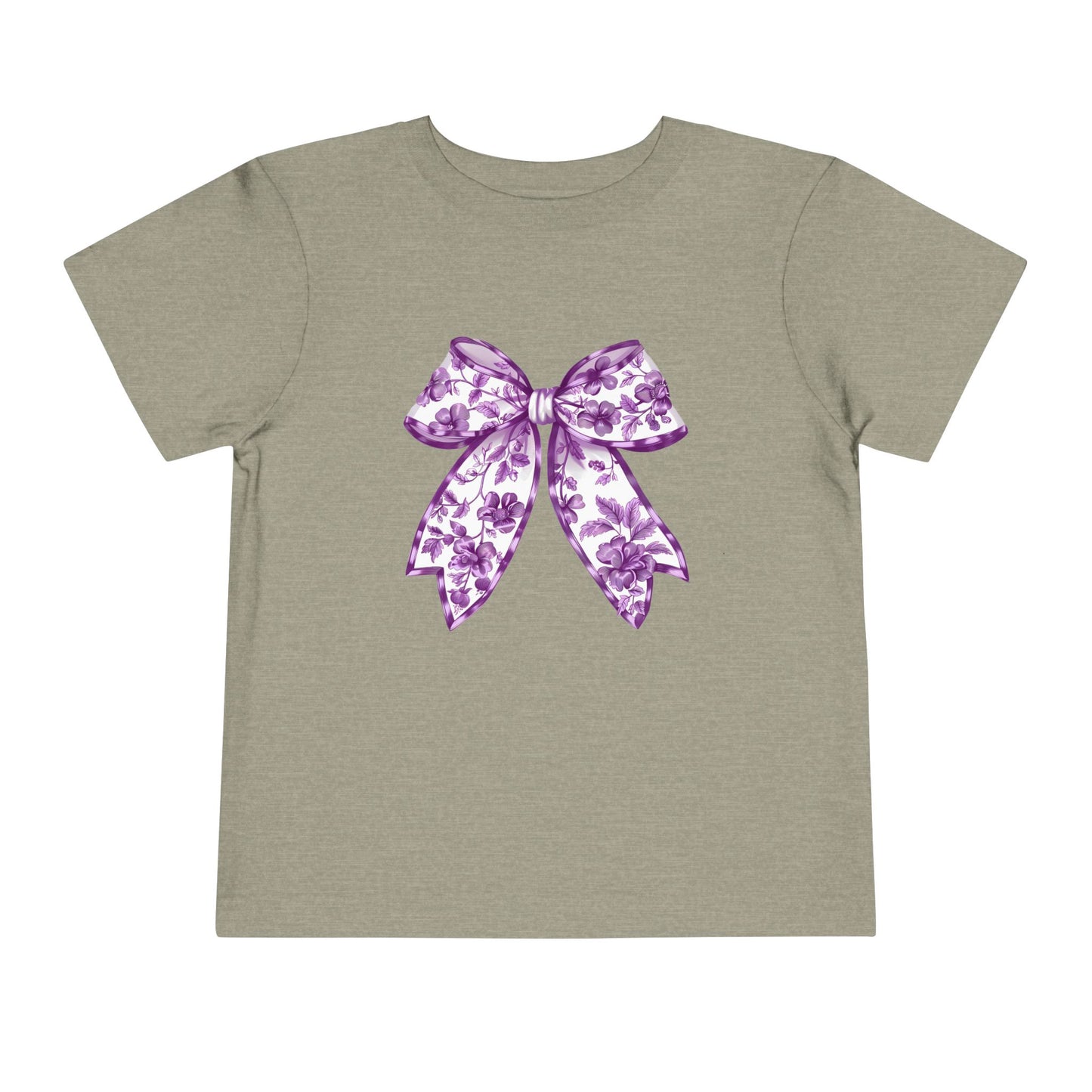 Purple Chinoiserie Bow Toddler Tee