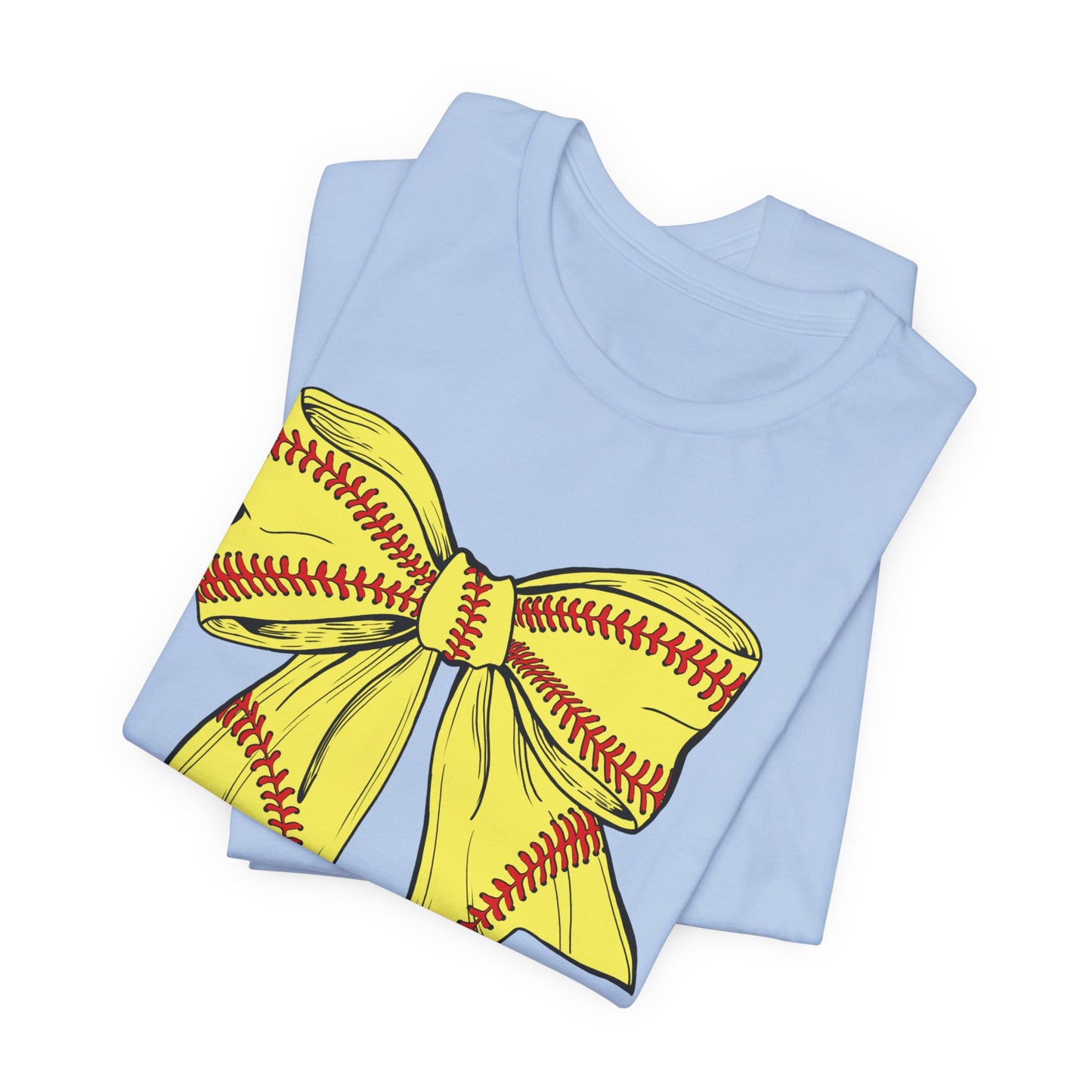 Softball Bow Adult Tee