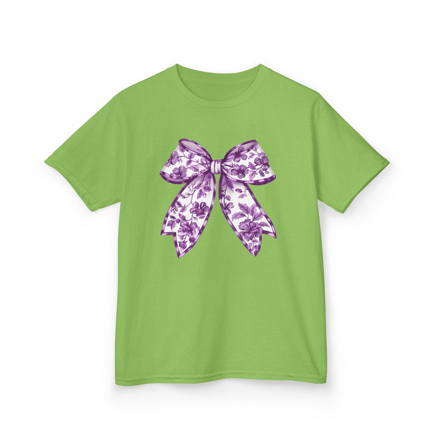 Purple Chinoiserie Bow Youth Tee