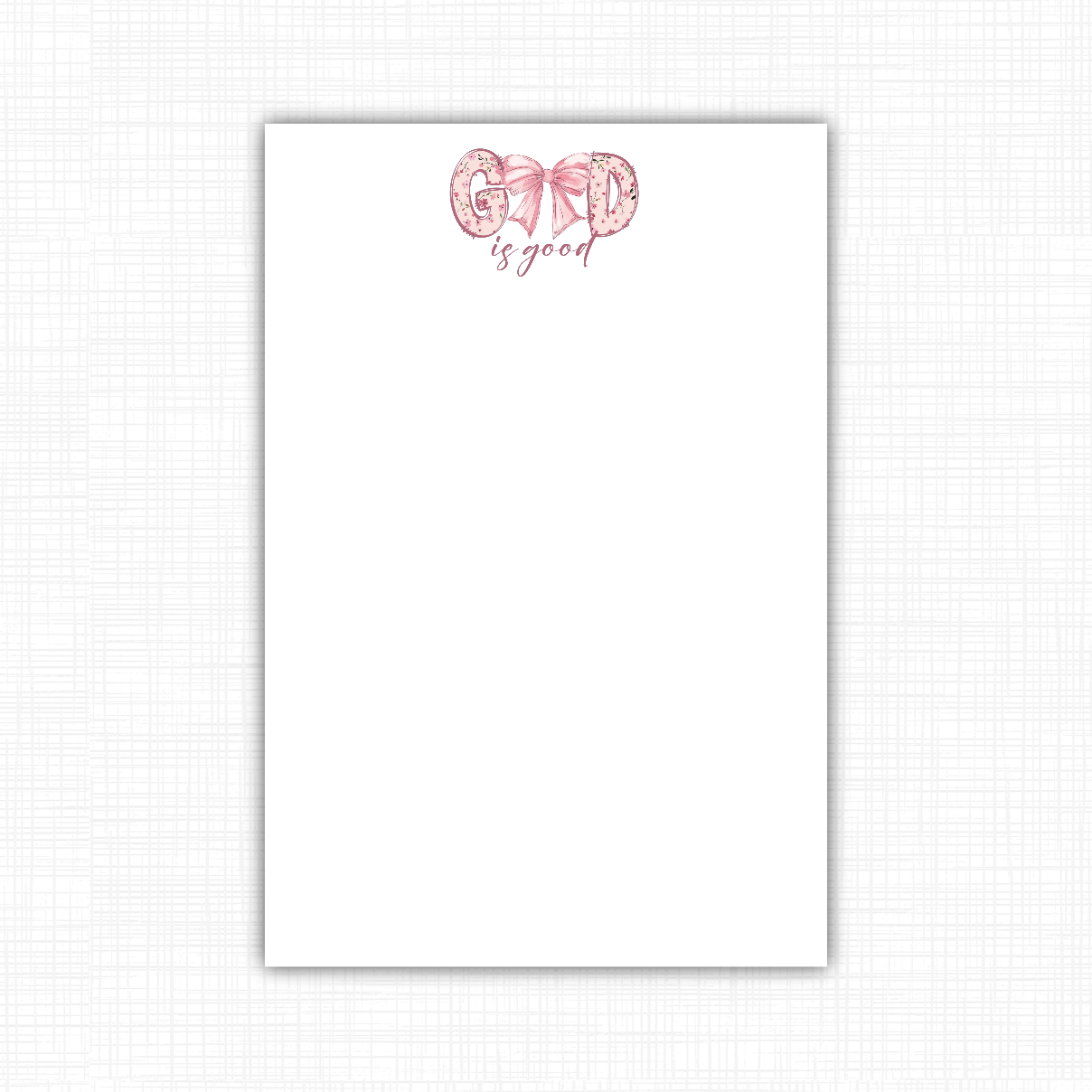 God is Good Notepad