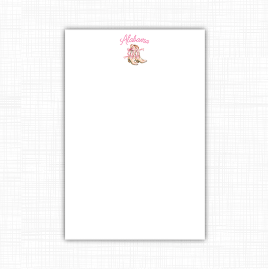 State Coquette Boots Notepad