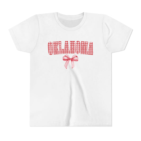 Oklahoma Gingham Bow DTF Transfer