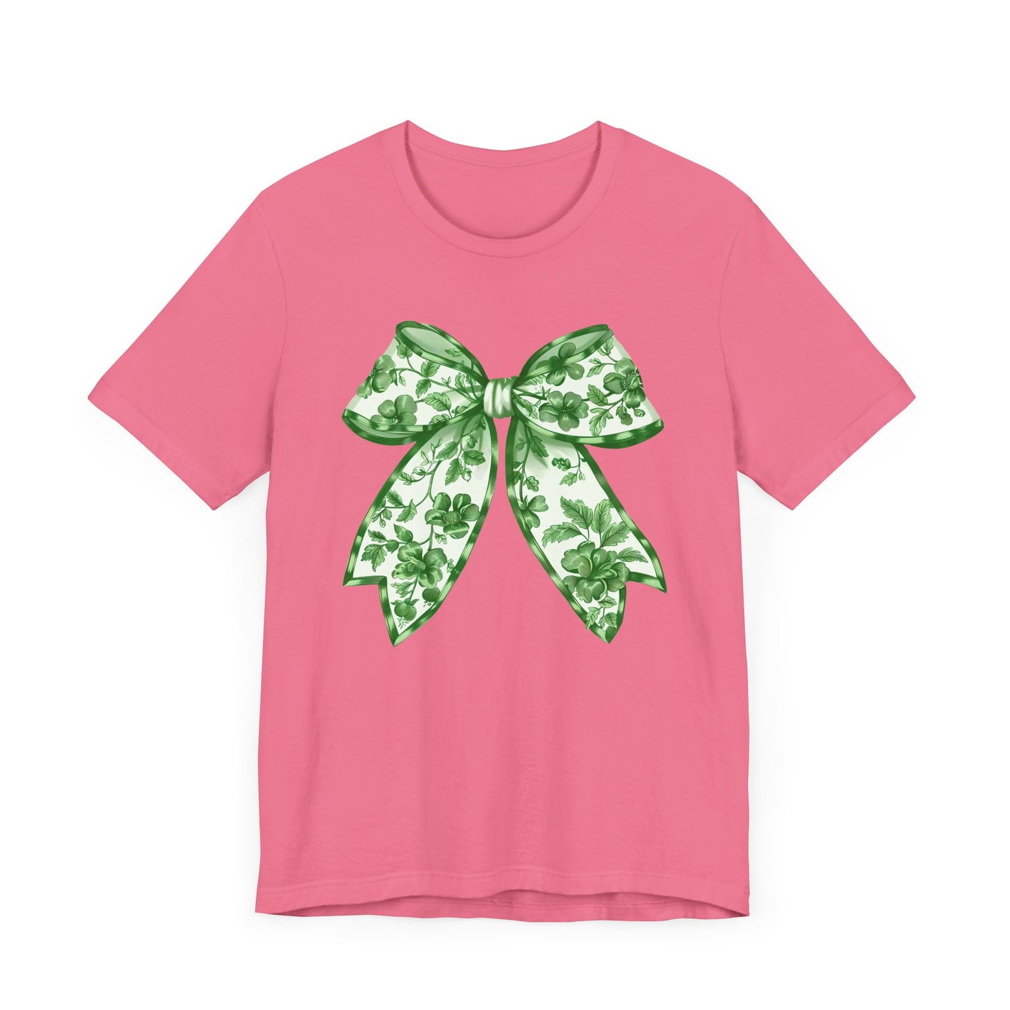Green Chinoiserie Bow Adult Tee