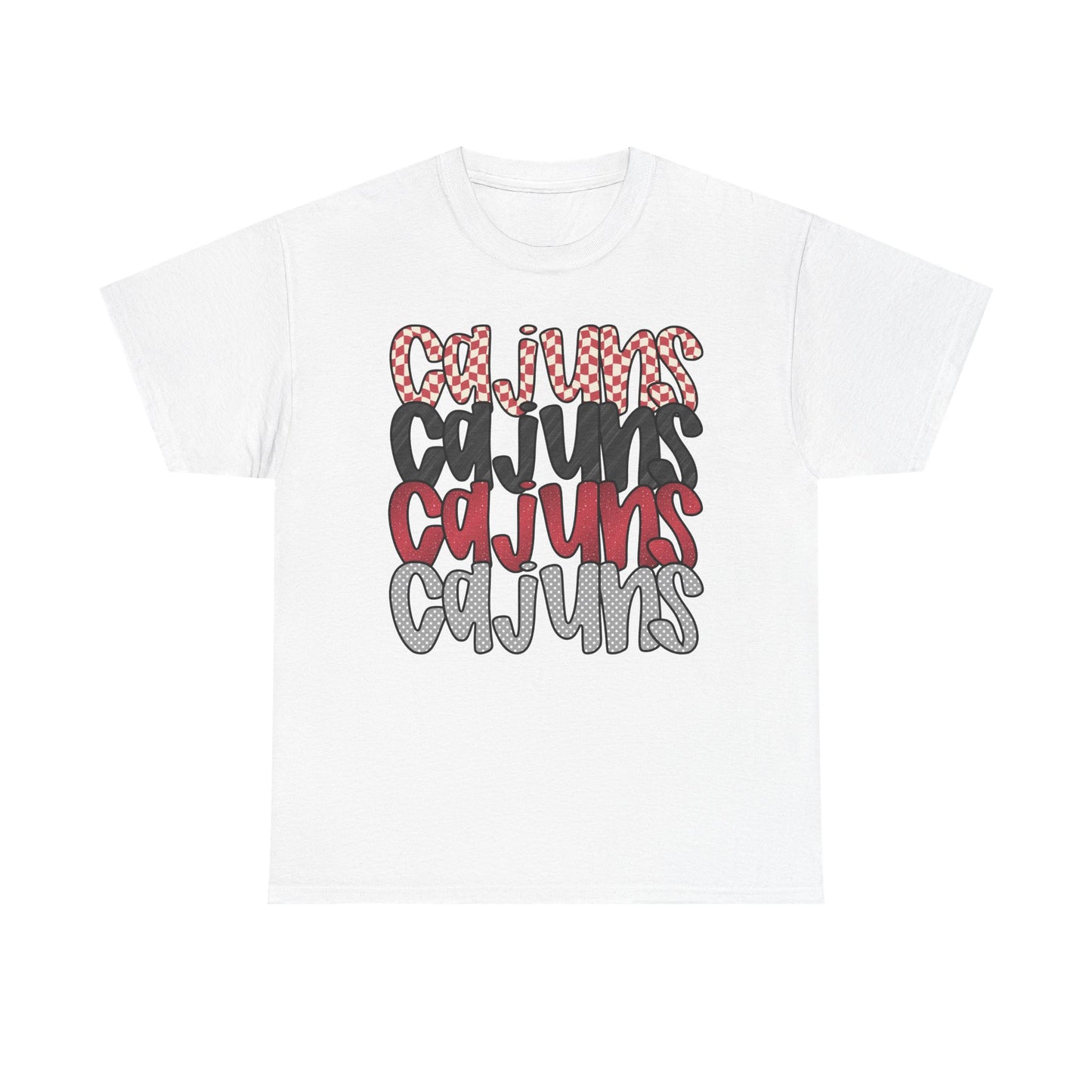 Cajuns Stacked DTF Transfer