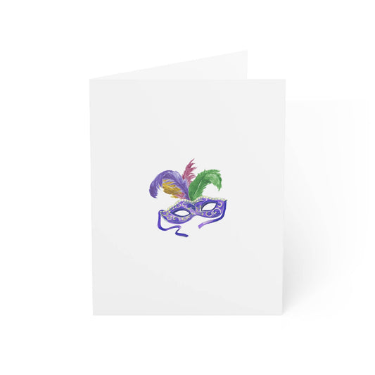 Mardi Gras Mask Greeting Card