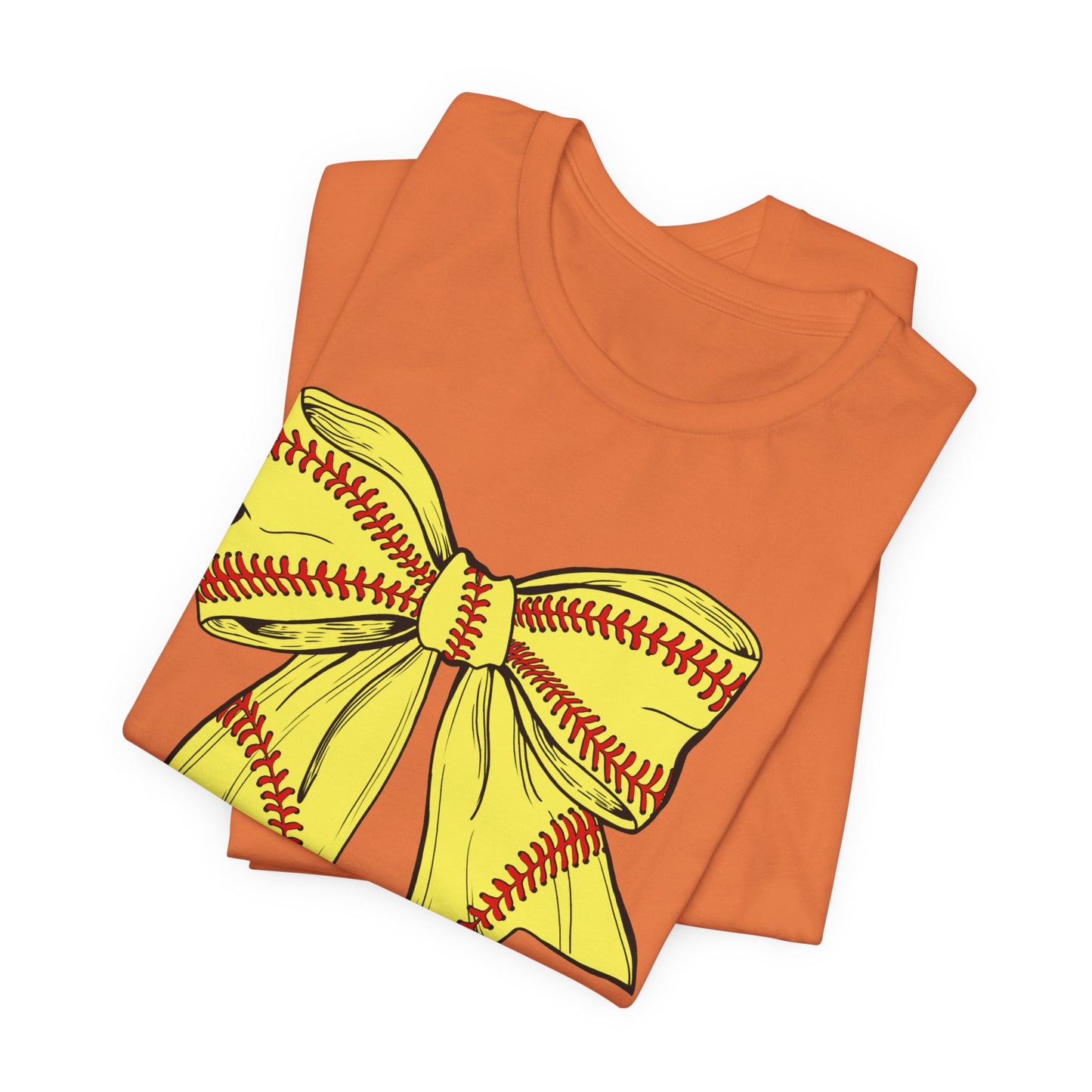 Softball Bow Adult Tee