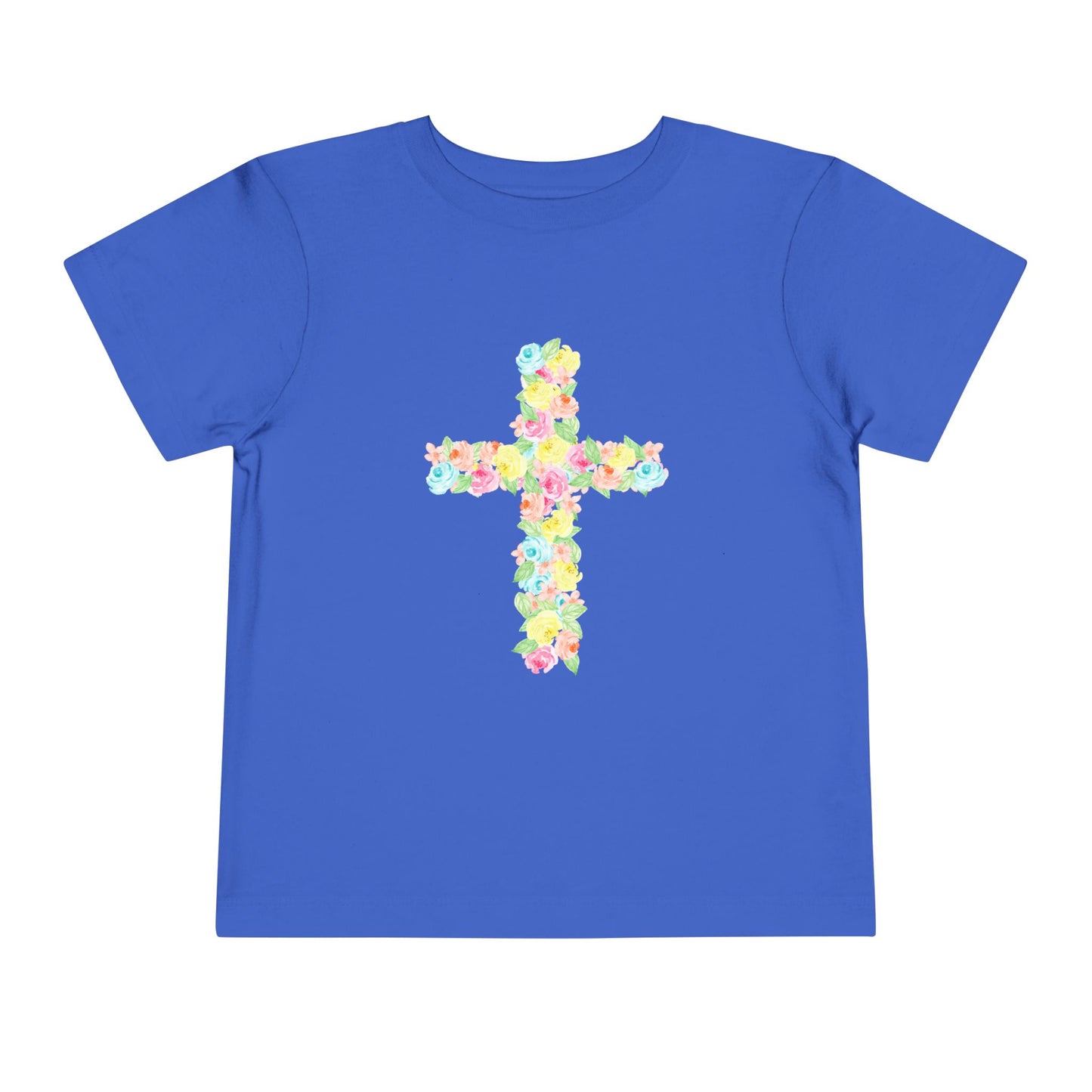 Floral Cross Toddler Tee