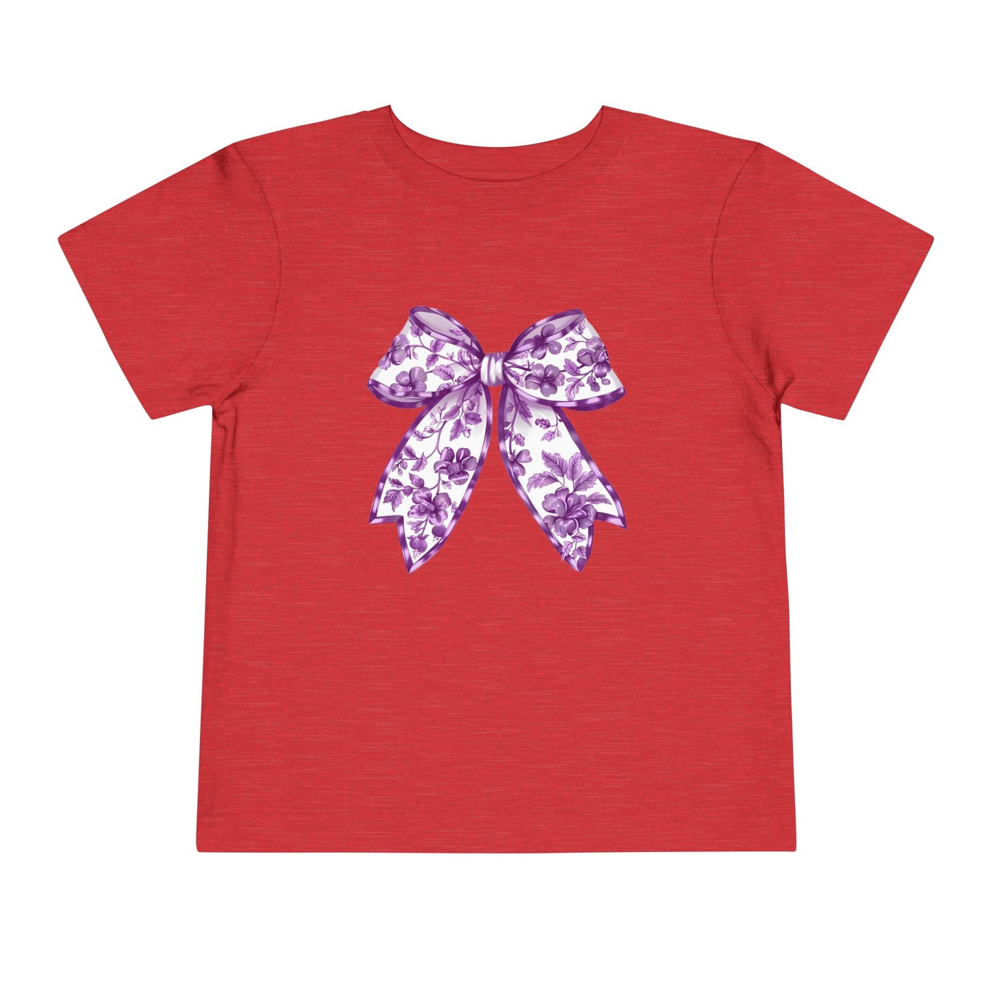 Purple Chinoiserie Bow Toddler Tee