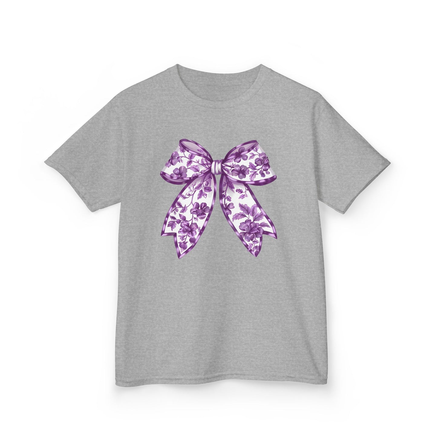 Purple Chinoiserie Bow Youth Tee