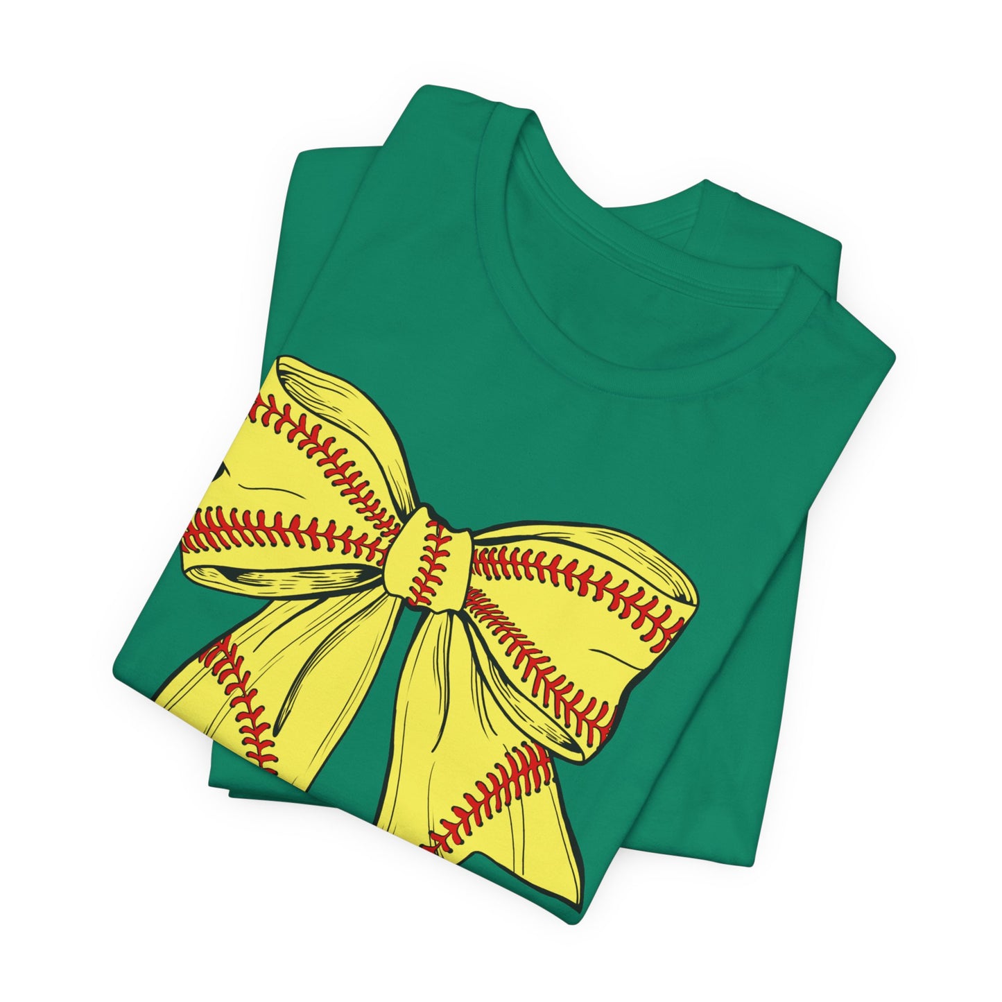 Softball Bow Adult Tee