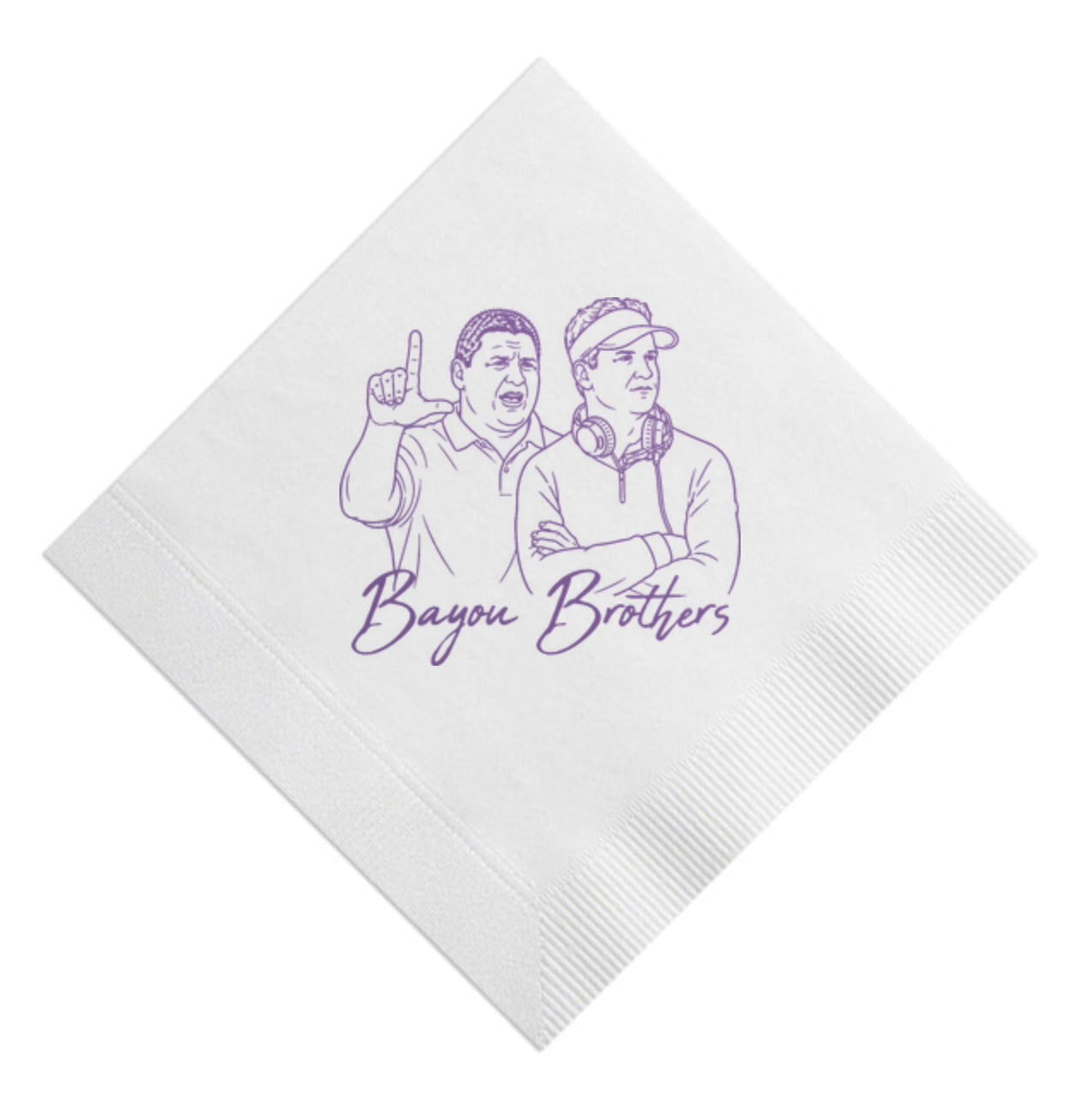 Bayou Brothers Beverage Napkin