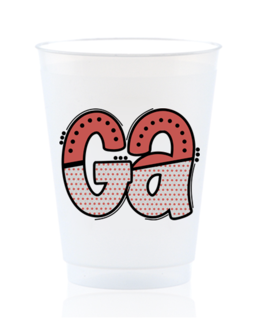 State Gameday Doodle Shatterproof Cup