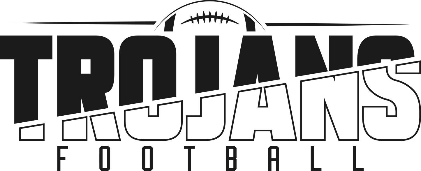 Trojans Split Football DTF Transfer