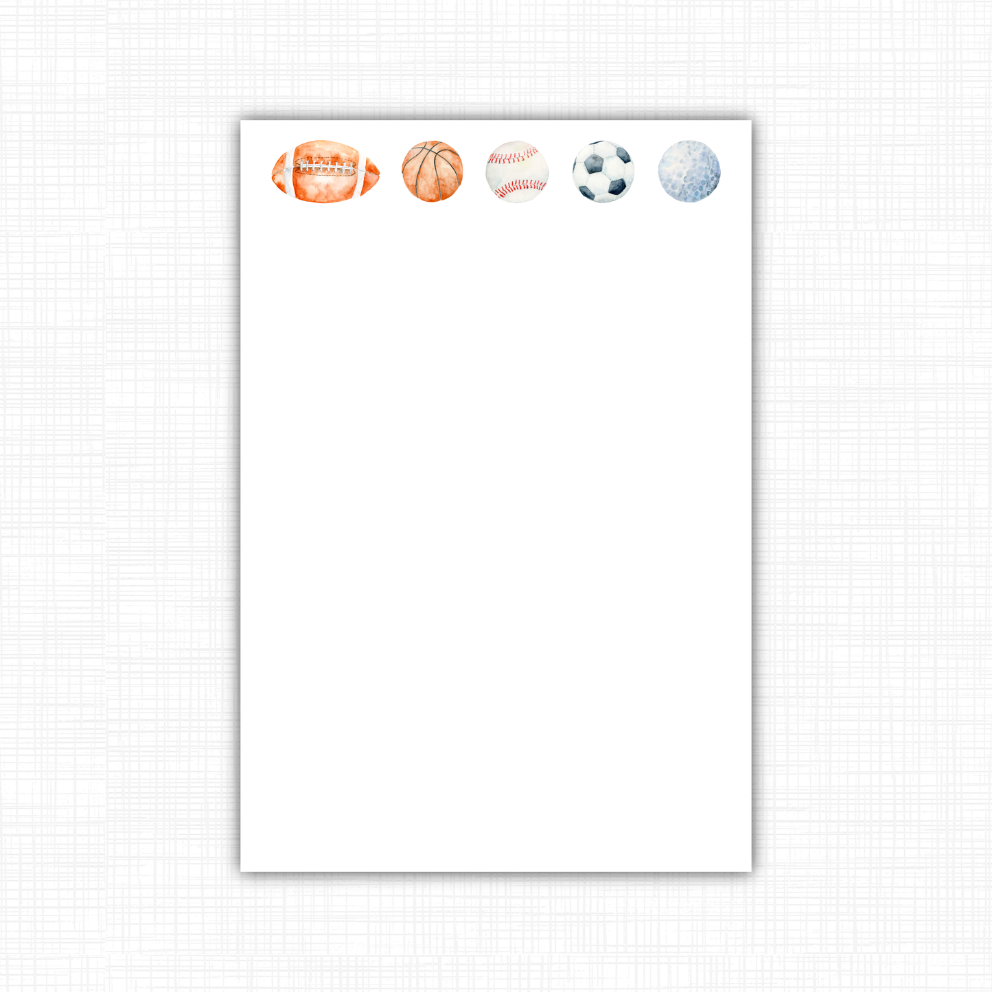 Sports Notepad