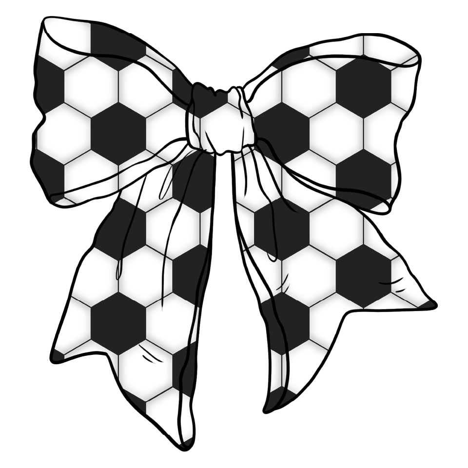 Soccer Bow DTF Transfer