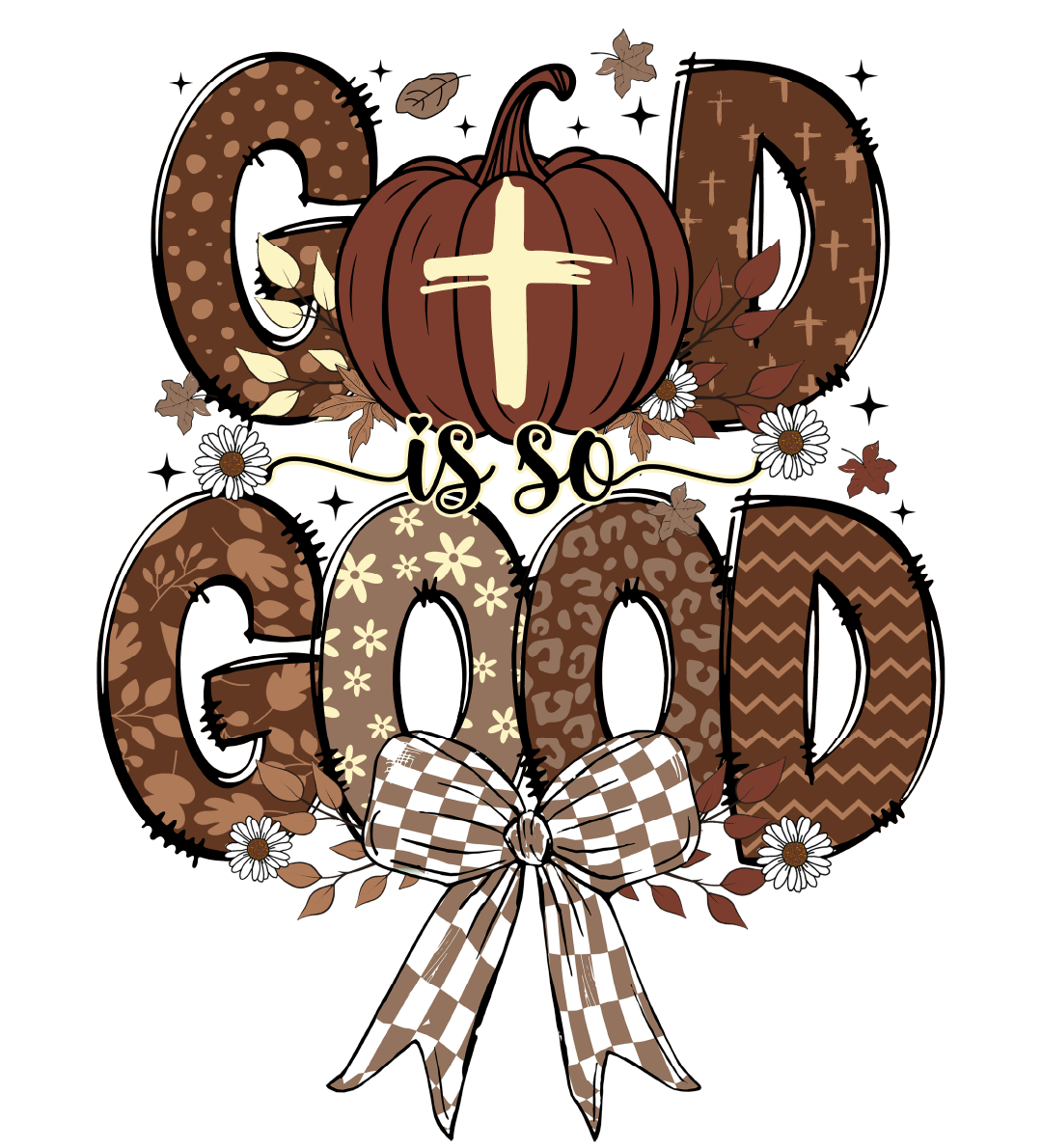 Fall God is so Good DTF Transfer