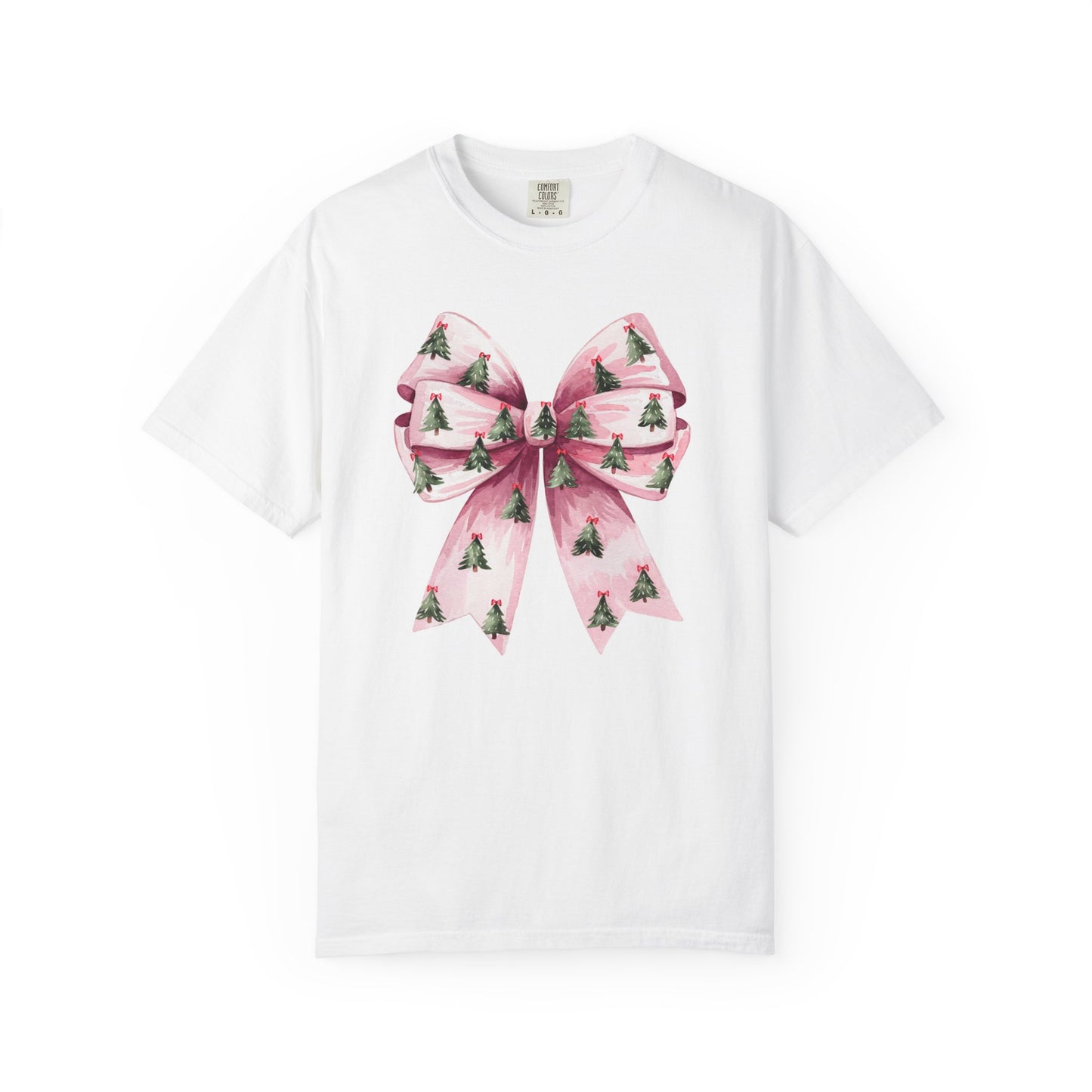 Christmas Coquette Trees Bow DTF Transfer