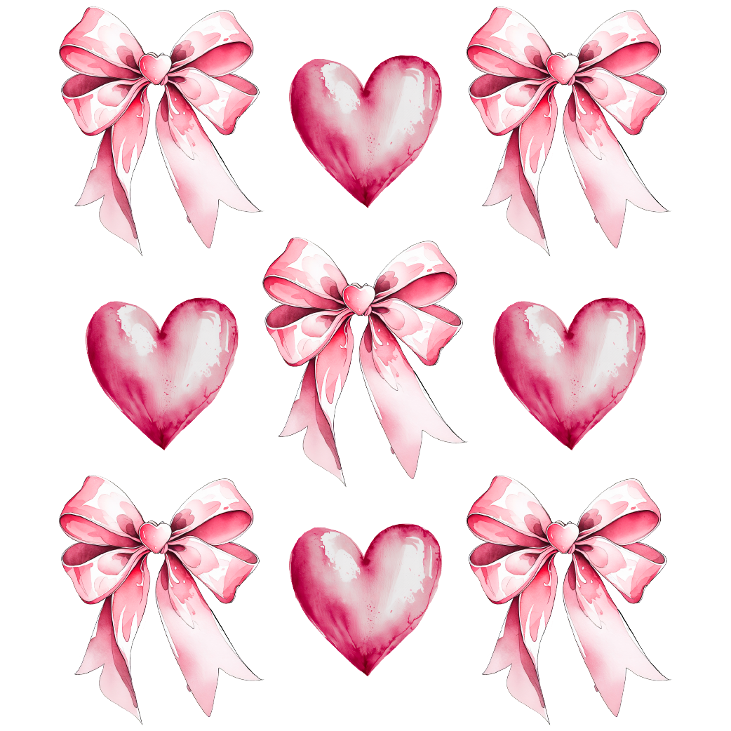 Heart Bow Coquette DTF