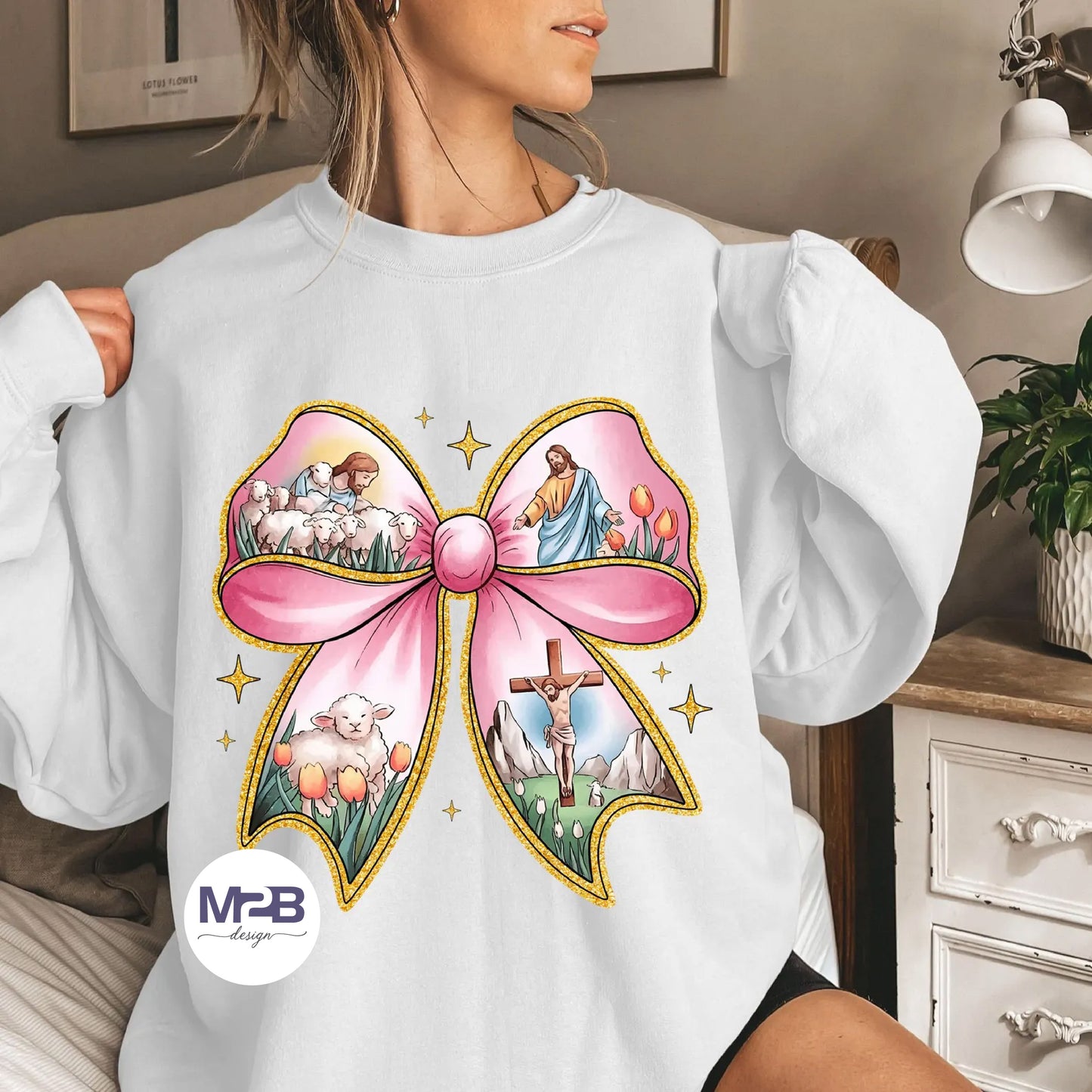 Easter Coquette Bow DTF Transfer