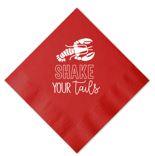 Shake your Tails Beverage Napkins