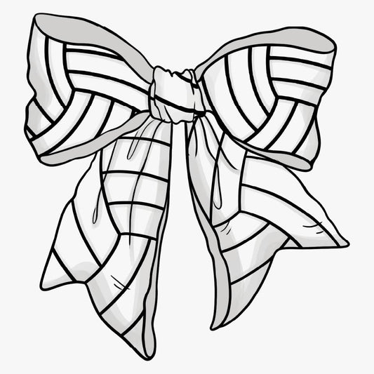 Volleyball Bow DTF Transfer