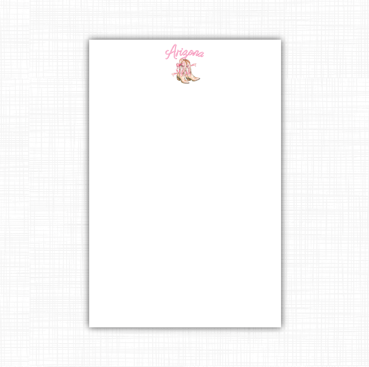 State Coquette Boots Notepad