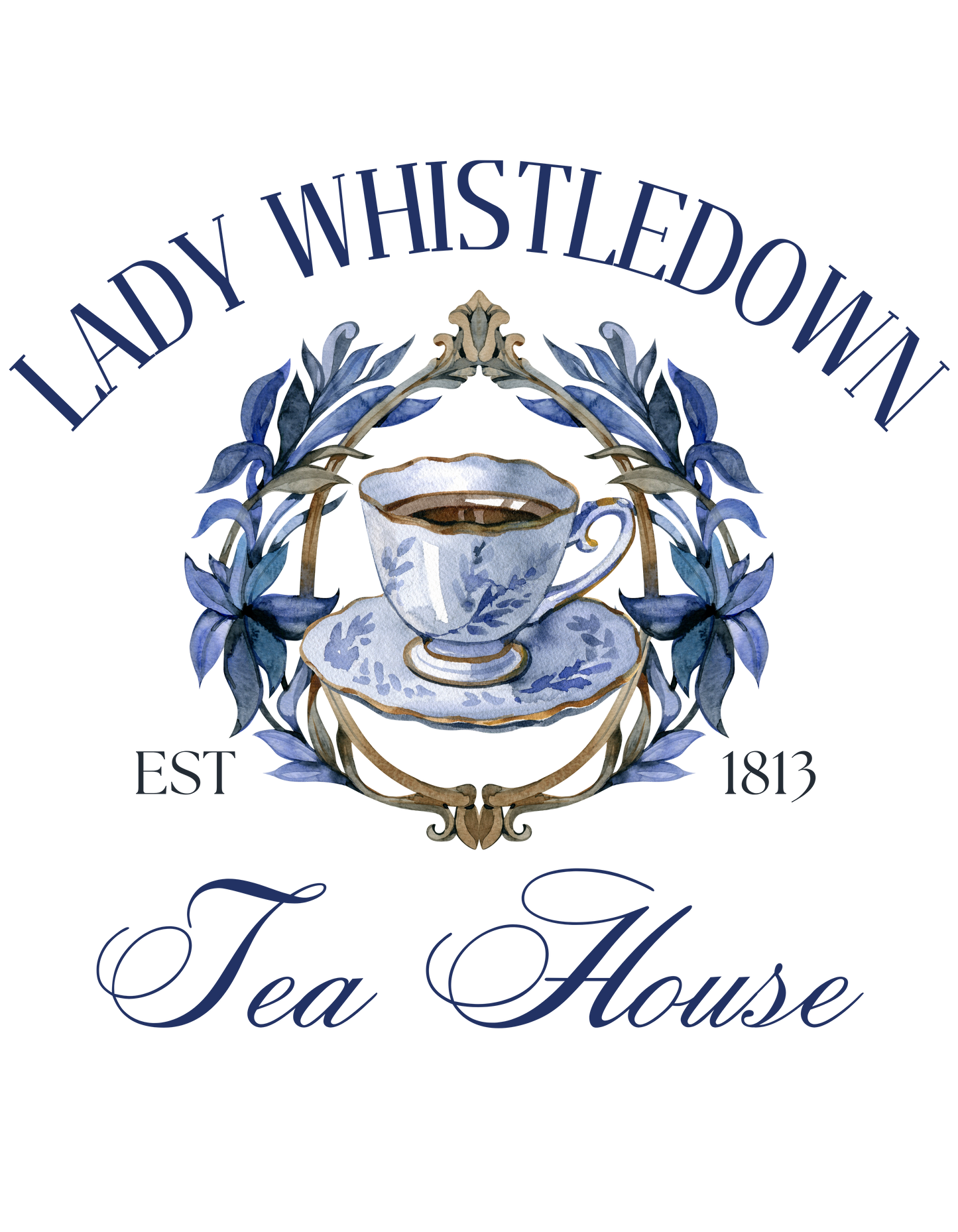 Lady Whistledown Tea House DTF Transfer