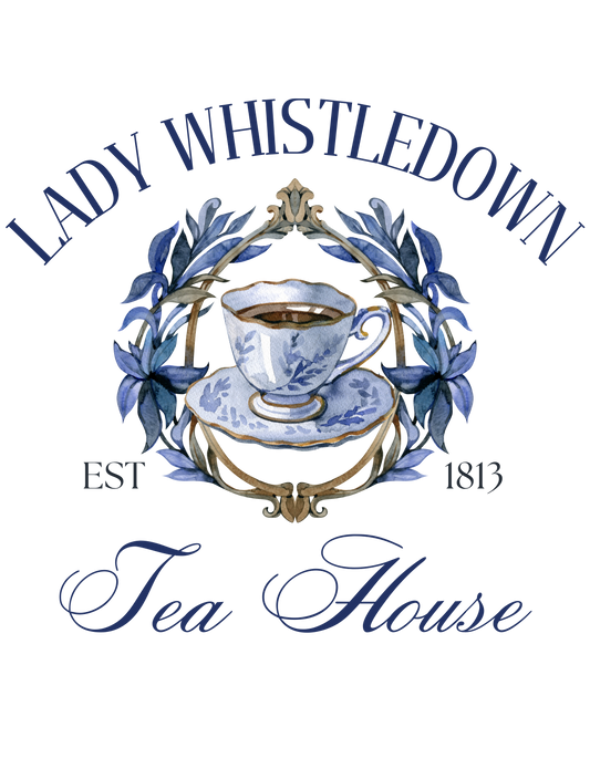 Lady Whistledown Tea House DTF Transfer