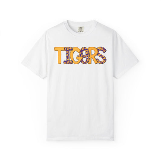 Purple and Gold Tigers DTF Transfer