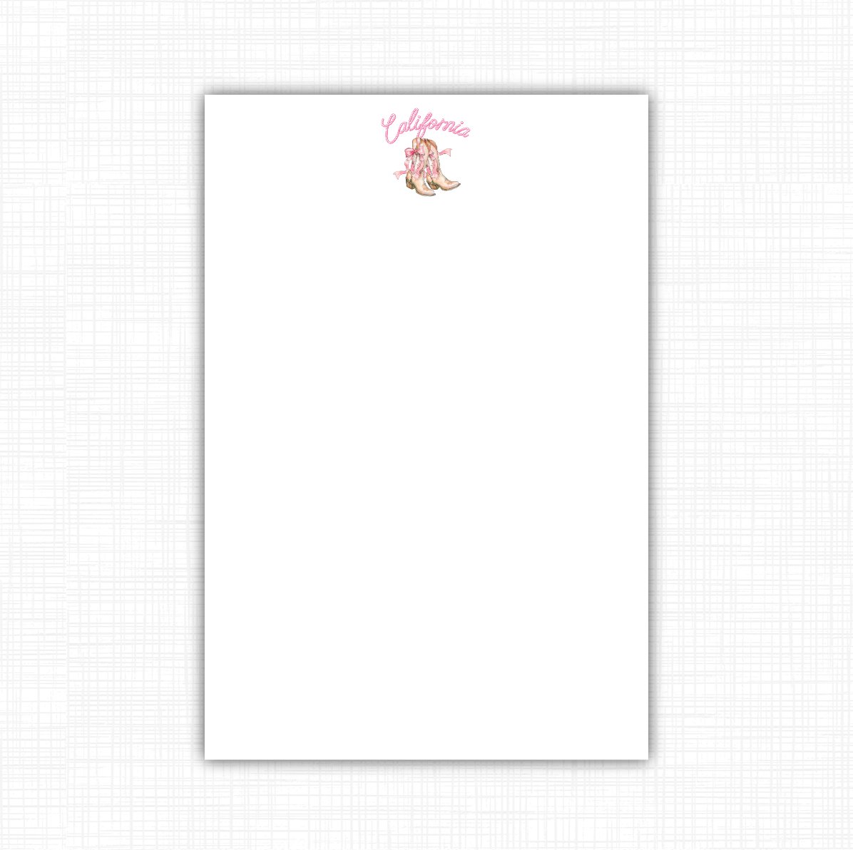 State Coquette Boots Notepad