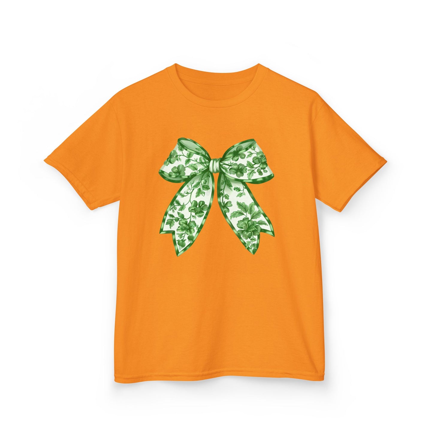 Green Chinoiserie Bow Youth Tee