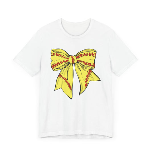 Softball Bow Adult Tee