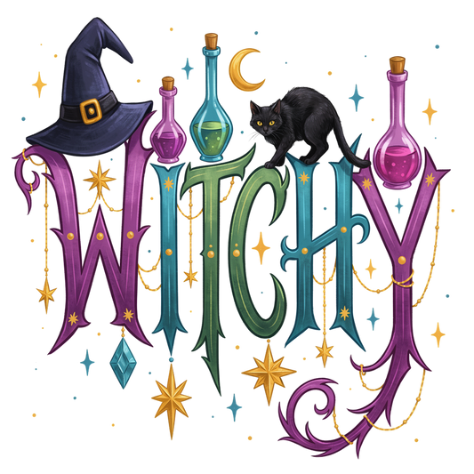 Witchy DTF Transfer