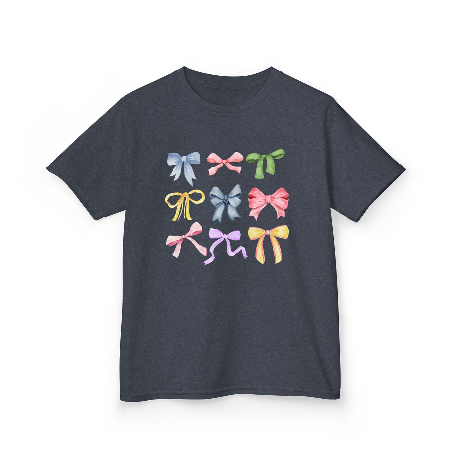 Youth Colorful Bow Coquette Tee
