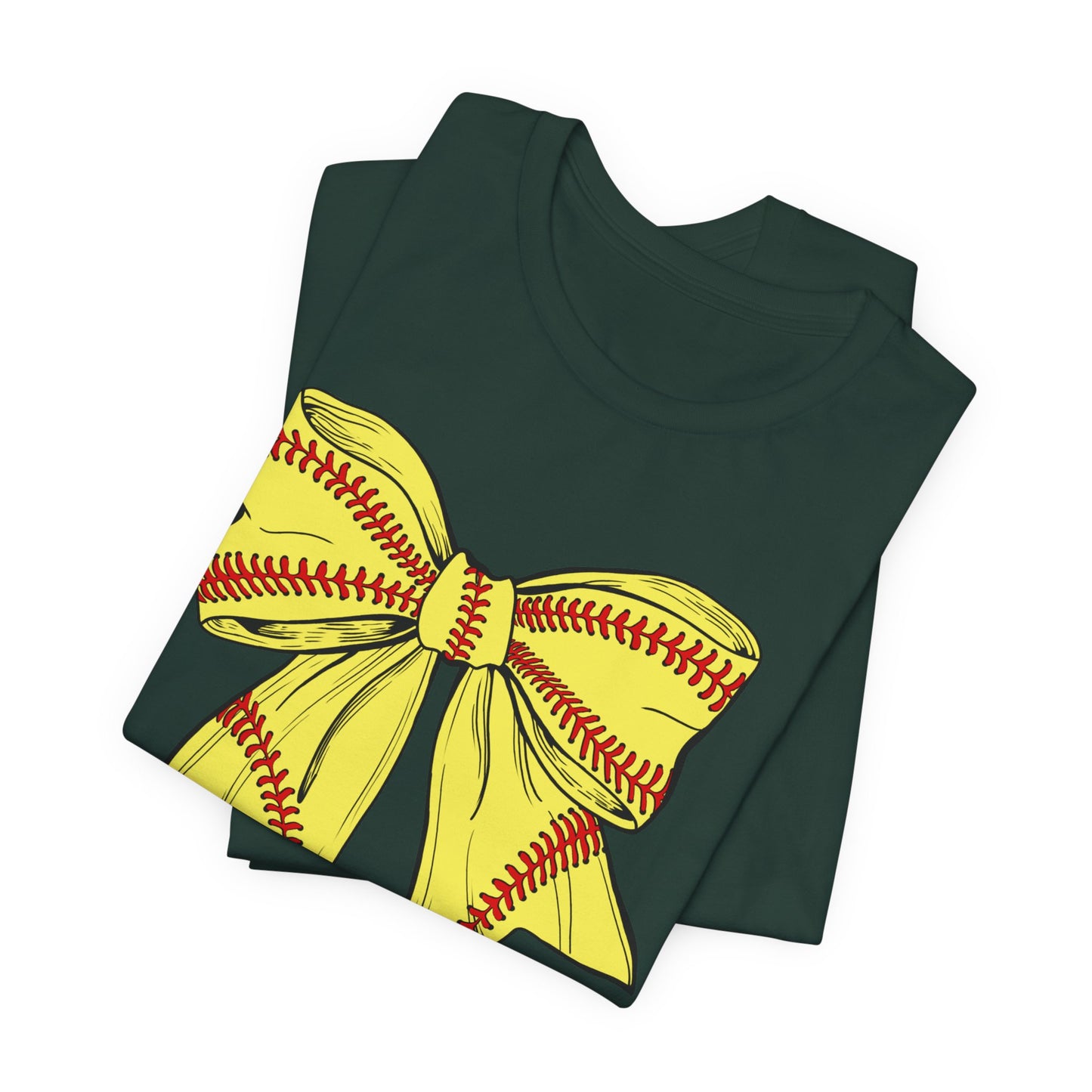 Softball Bow Adult Tee