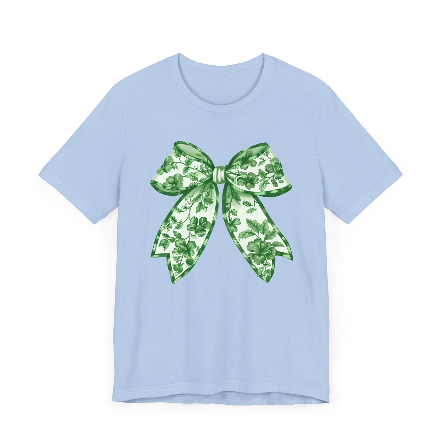 Green Chinoiserie Bow Adult Tee