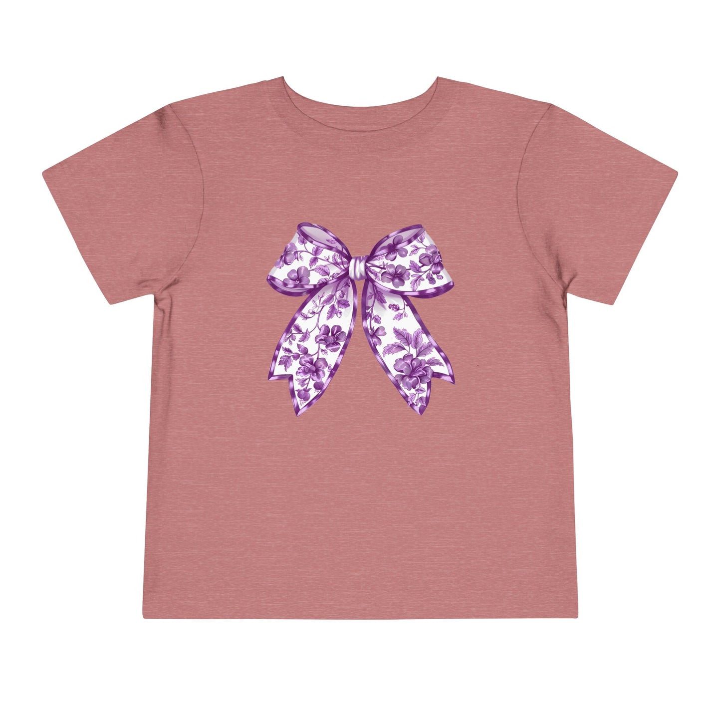 Purple Chinoiserie Bow Toddler Tee