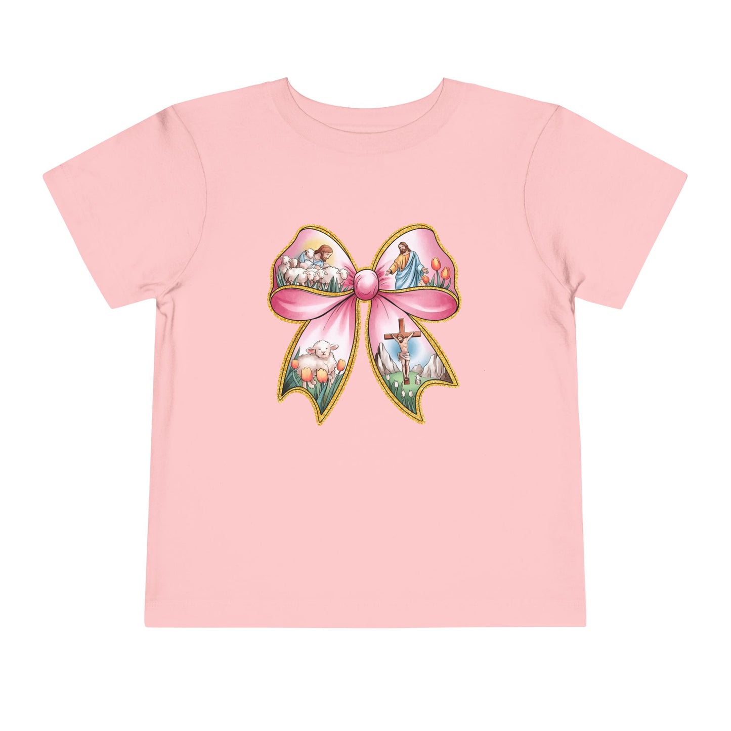 Easter Story Bow Toddler Tee