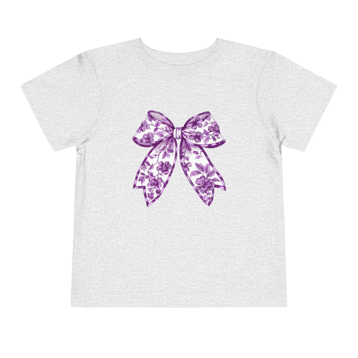 Purple Chinoiserie Bow Toddler Tee
