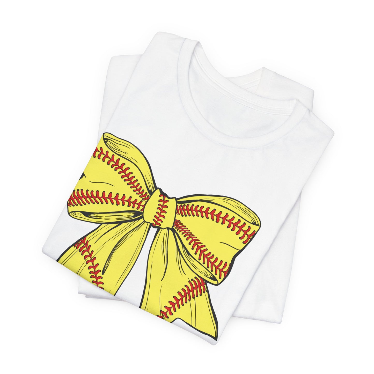 Softball Bow Adult Tee