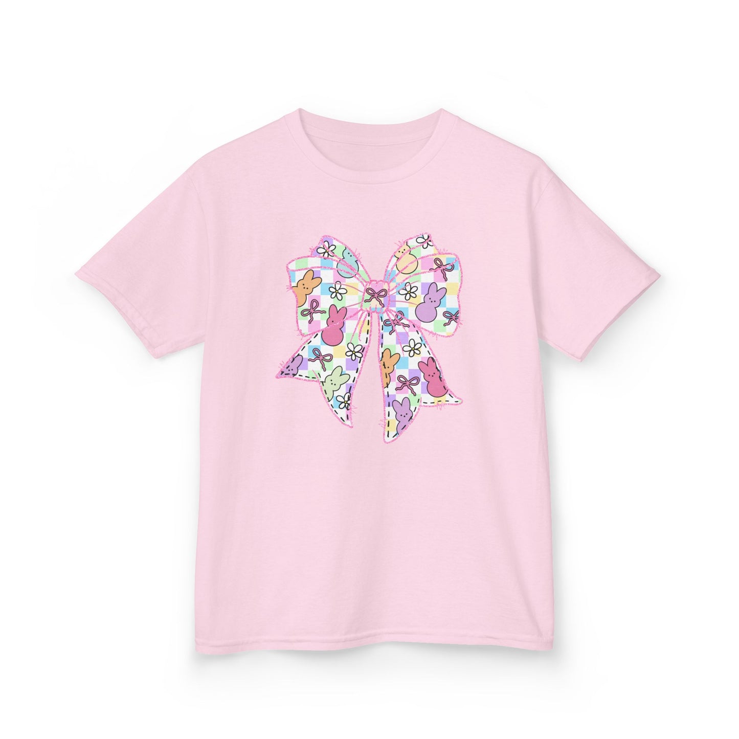 Easter Peeps Coquette Bow Youth Tee