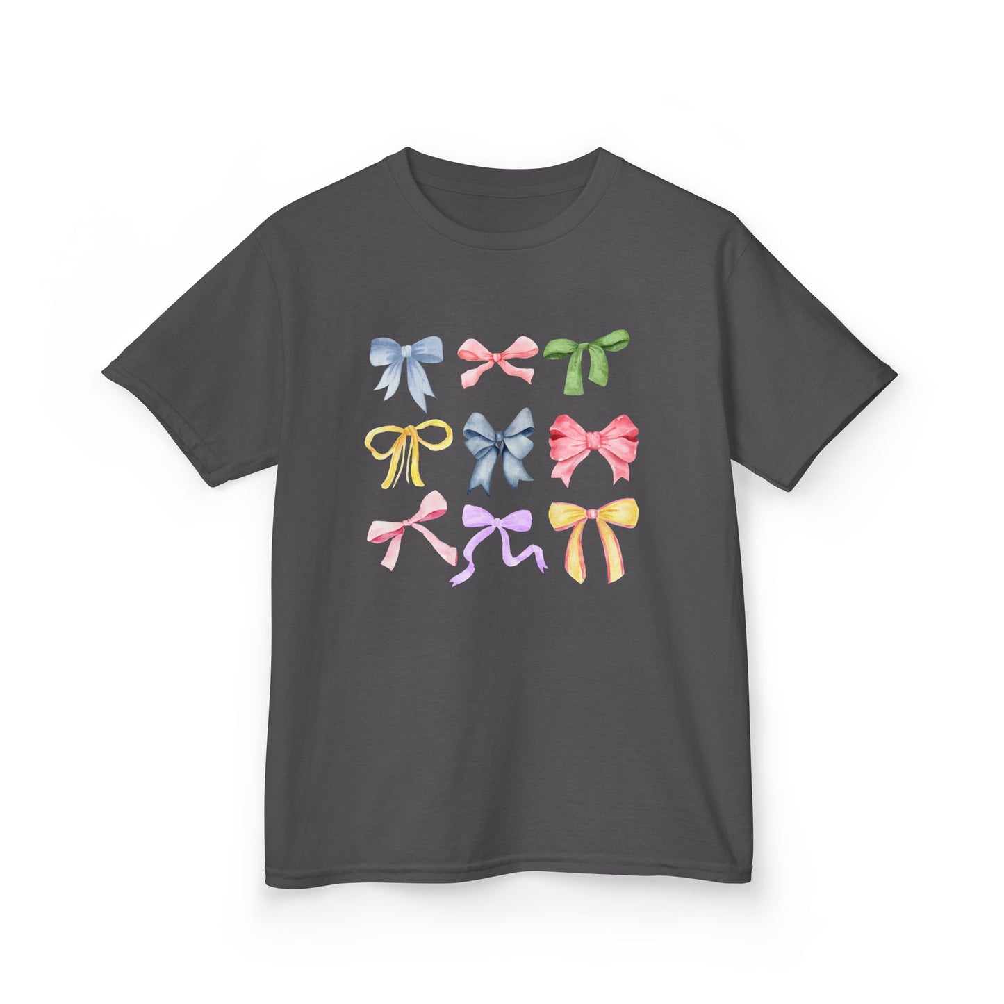 Youth Colorful Bow Coquette Tee
