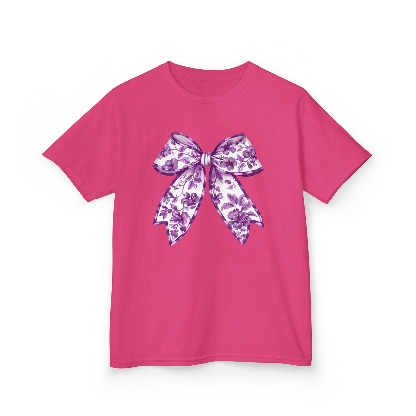 Purple Chinoiserie Bow Youth Tee