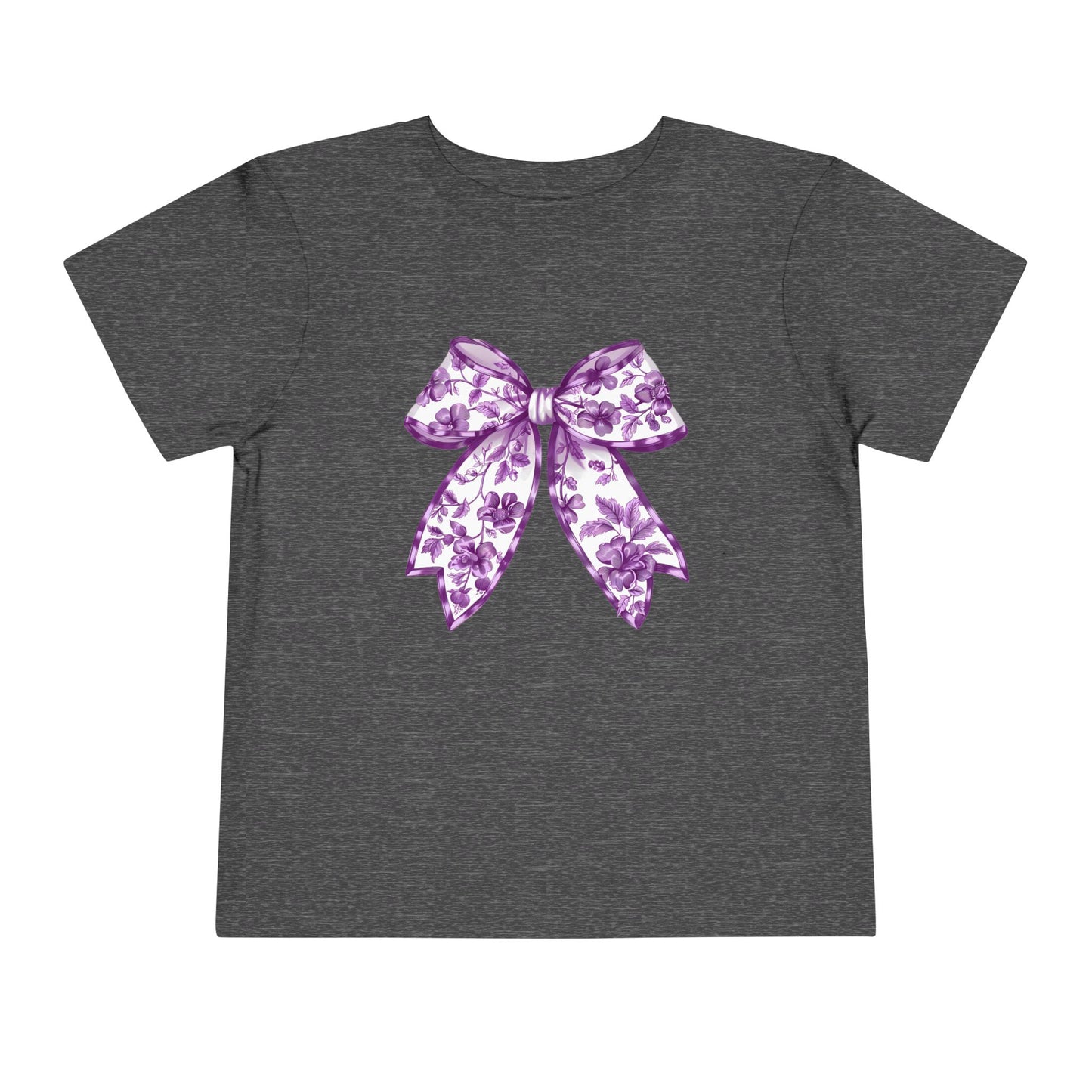 Purple Chinoiserie Bow Toddler Tee
