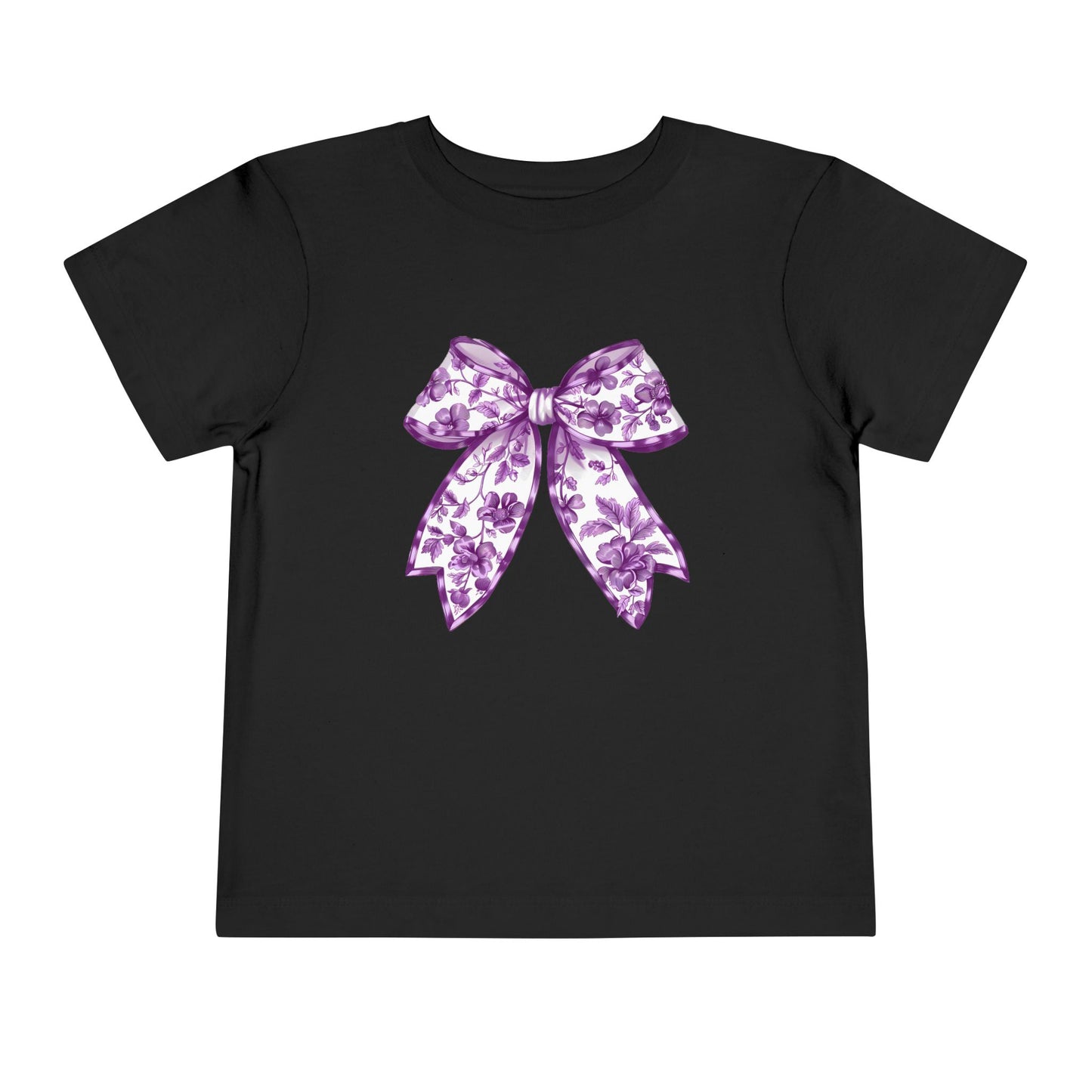 Purple Chinoiserie Bow Toddler Tee