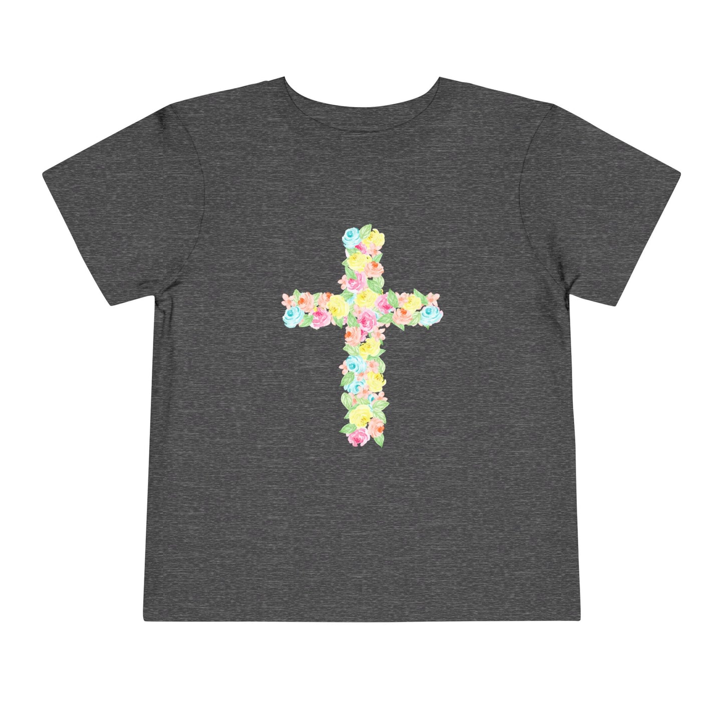 Floral Cross Toddler Tee