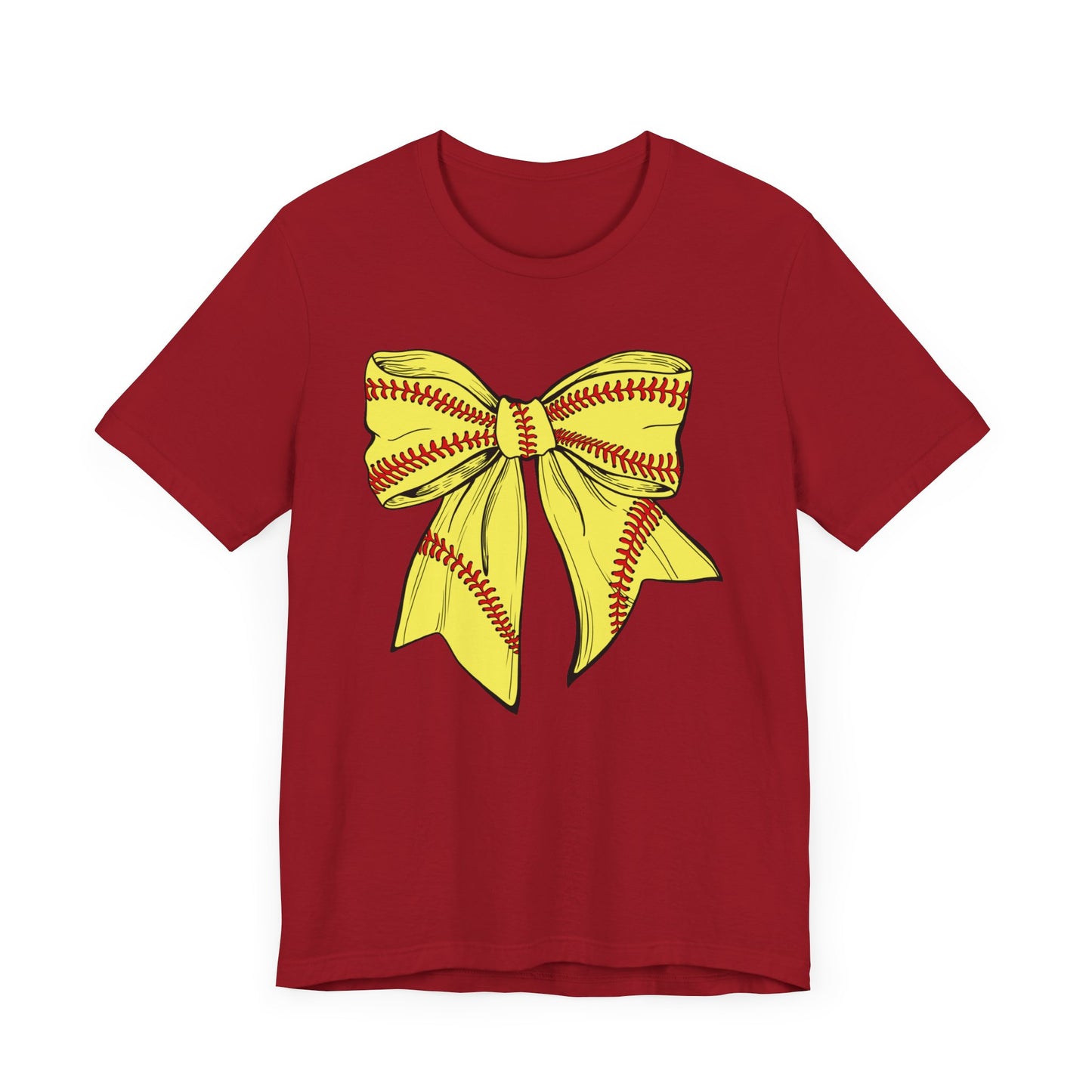 Softball Bow Adult Tee