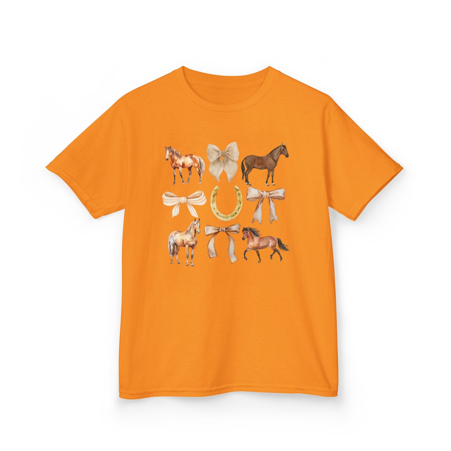 Youth Horse & Bow Coquette Tee