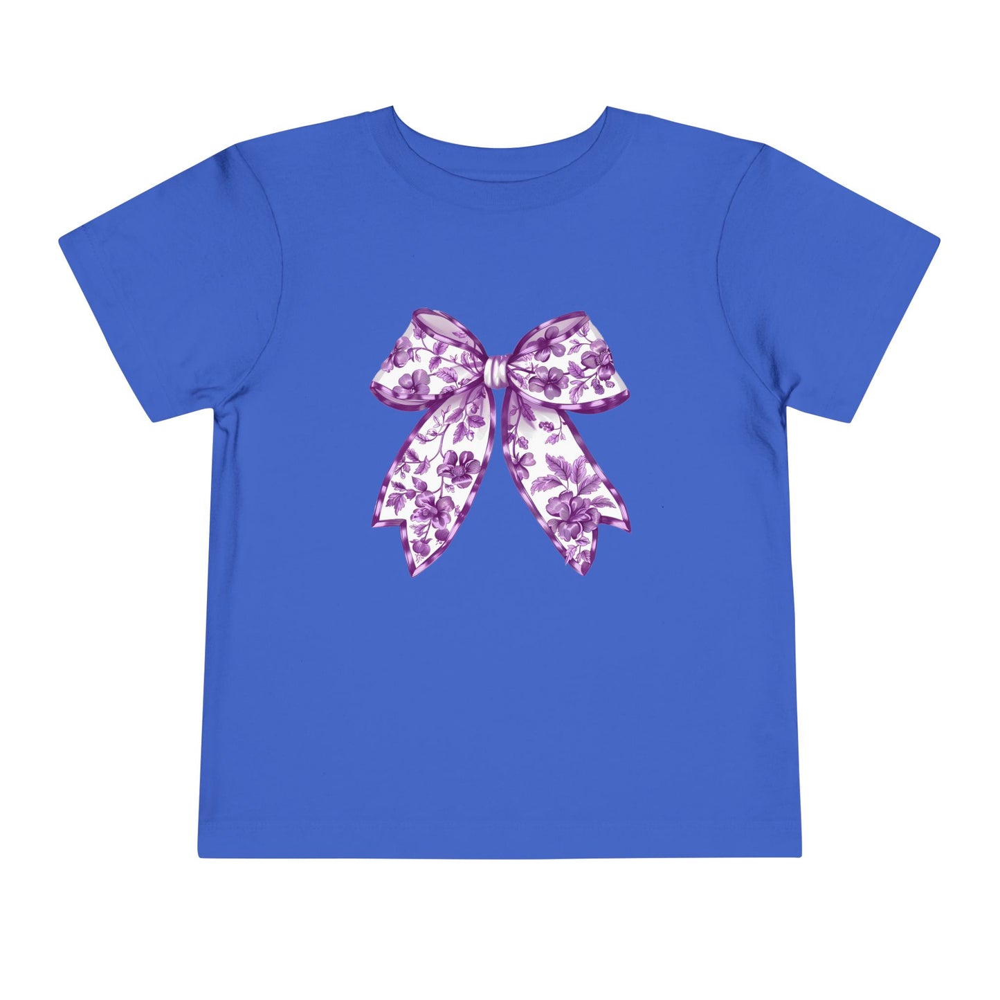 Purple Chinoiserie Bow Toddler Tee